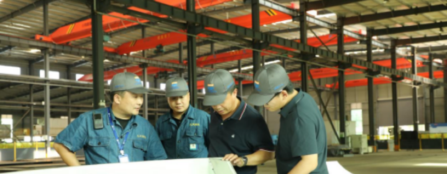 Langfang Guangxia Xinyuan Inspection Team Visited Jiutian Head