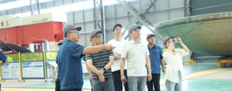Morimatsu Heavy Industries Shanghai Delegation Visited Jiutian Head