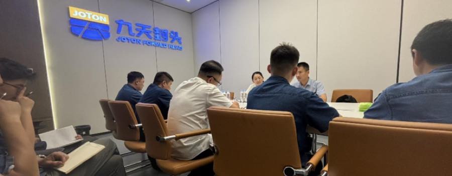 Qingdao Lanshi Inspection Delegation Visits Jiutian Head