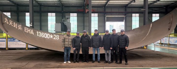 A Russian delegation visited Jiutian Head